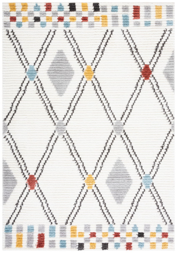 Safavieh Marrakesh 314 Power Loomed  Rug Ivory / Grey MRK314A-9