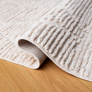 Safavieh Marrakesh Tassel Border Polyester Area Rug Soft Beige Moroccan Style Large Square MRK517C-11SQ