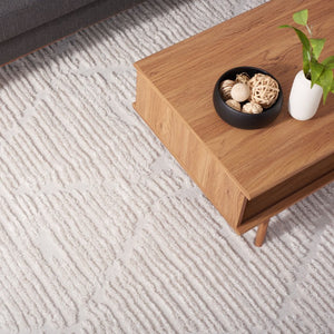 Safavieh Marrakesh Tassel Border Polyester Area Rug Soft Beige Moroccan Style Large Square MRK517C-11SQ