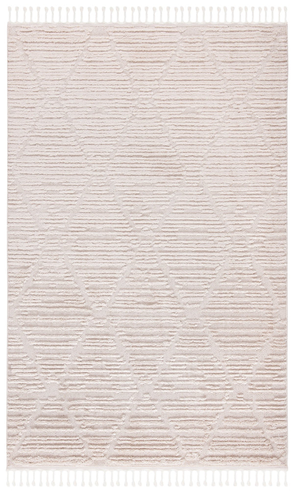 Safavieh Marrakesh Luxurious Tassel Area Rug In Elegant Beige For A Chic Home Décor Upgrade Beige Polyester Mrk517c-220