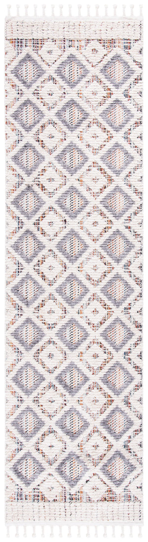 Safavieh Marrakesh Area Rug – Luxurious Bohemian Design With Geometric Patterns For Stylish Home Decor Grey ,Multi Polyester Mrk523d-5r