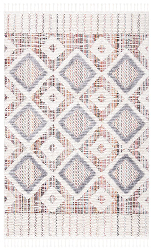 Safavieh Marrakesh Area Rug – Luxurious Bohemian Design With Geometric Patterns For Stylish Home Decor Grey ,Multi Polyester Mrk523d-5r