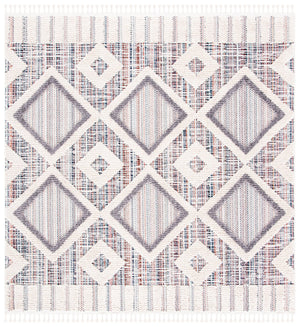 Safavieh Marrakesh Area Rug – Luxurious Bohemian Design With Geometric Patterns For Stylish Home Decor Grey ,Multi Polyester Mrk523d-5r