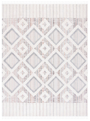 Safavieh Marrakesh Area Rug – Luxurious Bohemian Design With Geometric Patterns For Stylish Home Decor Grey ,Multi Polyester Mrk523d-5r