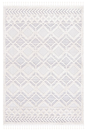 Safavieh Marrakech Beige And Grey Geometric Area Rug - 6'6" X 9' Soft, Stylish, Durable For Modern Homes Beige ,Grey Polyester Mrk566b-6