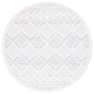 Safavieh Marrakech Beige And Grey Geometric Area Rug - 6'6" X 9' Soft, Stylish, Durable For Modern Homes Beige ,Grey Polyester Mrk566b-6