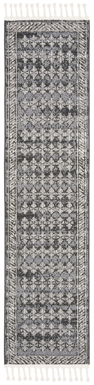 Safavieh Marrakesh Navy Grey Bohemian Runner Rug 2' X 8' - Elegant, Durable, And Oeko-tex Certified Design Navy ,Grey Polypropylene Pile Mrk749n-28