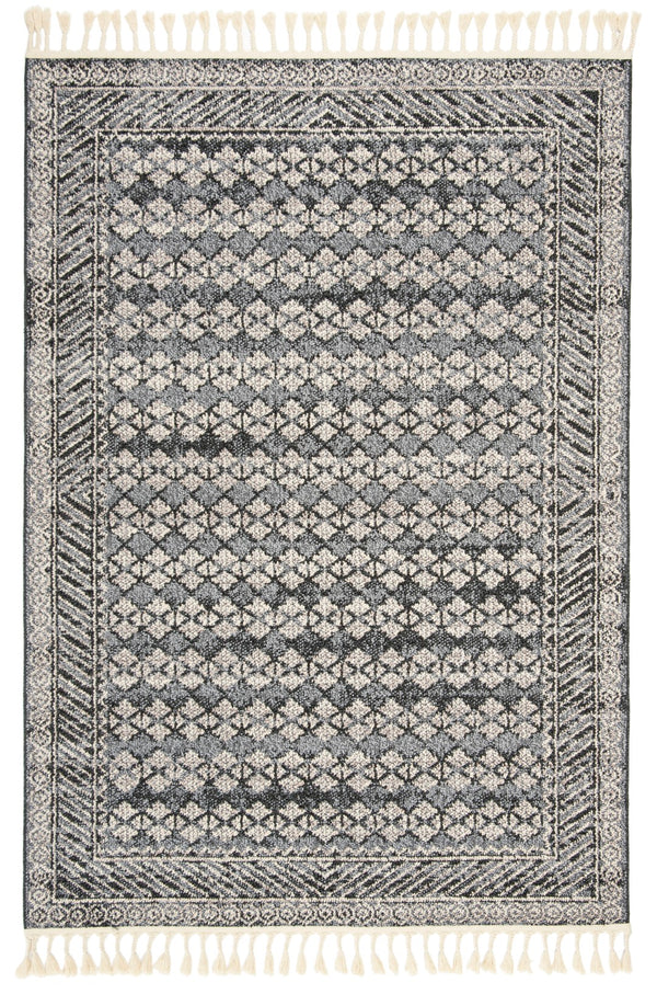 Safavieh Marrakesh Bohemian Area Rug – Elegant Turkish Design With Oeko-tex Certified Quality For Your Home Navy ,Grey Polypropylene Pile Mrk749n-4