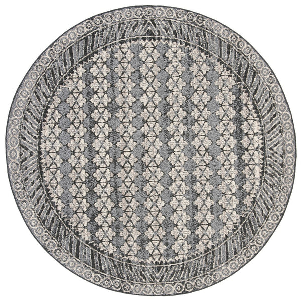 Safavieh Marrakesh Bohemian Area Rug – Elegant Turkish Design With Oeko-tex Certified Quality For Your Home Navy ,Grey Polypropylene Pile Mrk749n-4