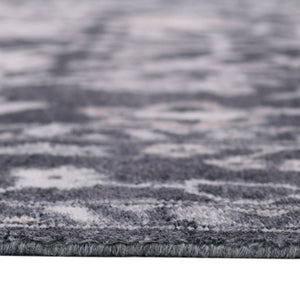 Amer Rugs Marlow Hand-knotted Area Rug With Floral Motifs, Perfect For Modern American Home Decor Style Dark Gray Wool, Raw Handspun Silk Mrl60912