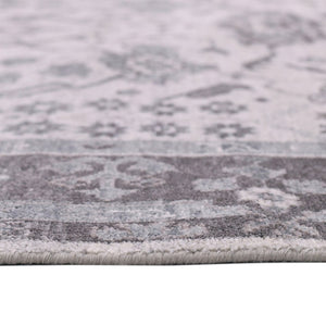 Amer Rugs Marlow Hand-knotted Area Rug With Floral Motifs, Perfect For Modern American Home Decor Style Light Gray Wool, Raw Handspun Silk Mrl70203
