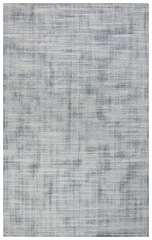 Rizzy Meridian MRN983 Hand Loomed Tone on Tone Recycled Polyester Rug Lt. Blue 8'9" x 11'9"