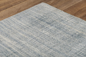 Rizzy Meridian MRN983 Hand Loomed Tone on Tone Recycled Polyester Rug Lt. Blue 8'9" x 11'9"