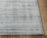 Rizzy Meridian MRN983 Hand Loomed Tone on Tone Recycled Polyester Rug Lt. Blue 8'9" x 11'9"