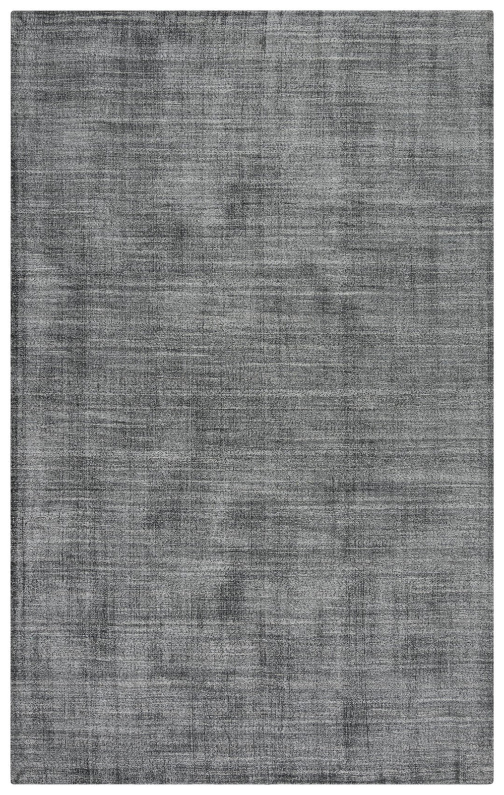 Rizzy Meridian MRN984 Hand Loomed Tone on Tone Recycled Polyester Rug Dk. Gray 8'9" x 11'9"