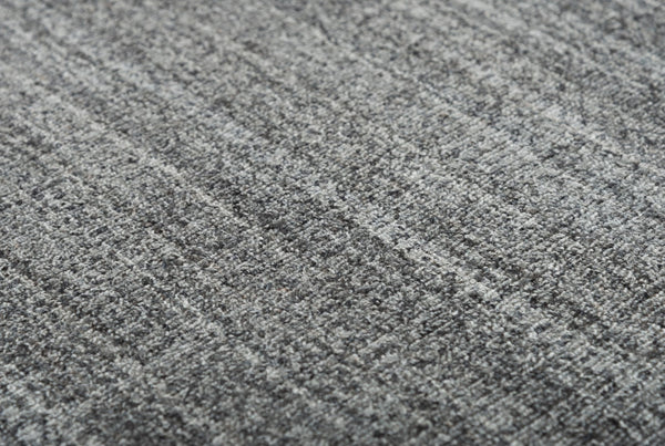 Rizzy Meridian MRN984 Hand Loomed Tone on Tone Recycled Polyester Rug Dk. Gray 8'9" x 11'9"