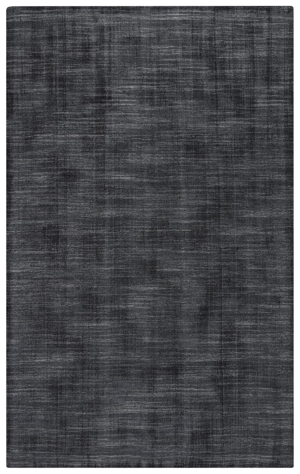 Rizzy Meridian MRN985 Hand Loomed Tone on Tone Recycled Polyester Rug Charcoal 8'9" x 11'9"