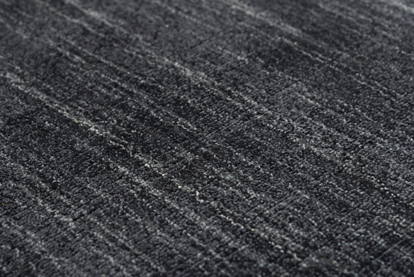 Rizzy Meridian MRN985 Hand Loomed Tone on Tone Recycled Polyester Rug Charcoal 8'9" x 11'9"