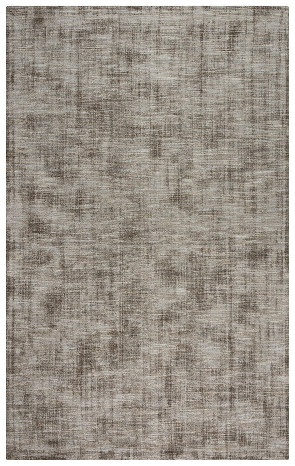Rizzy Meridian MRN986 Hand Loomed Tone on Tone Recycled Polyester Rug Beige 8'9" x 11'9"