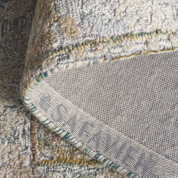 Safavieh Marquee Runner Rug - Hand-tufted Traditional Design For Hallways, Entryways, And Cozy Spaces Green ,Ivory Polyester Pile Mrq103y-5