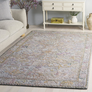 Safavieh Marquee Runner Rug - Hand-tufted Traditional Design For Hallways, Entryways, And Cozy Spaces Green ,Ivory Polyester Pile Mrq103y-5