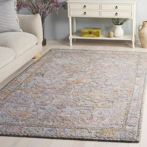 Safavieh Marquee Elegant Area Rug In Timeless Design - Hand Tufted Comfort For Cozy Living Spaces Green ,Ivory Polyester Pile Mrq103y-4