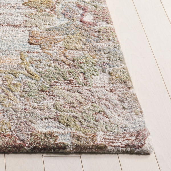 Safavieh Marquee Elegant Hand-tufted Area Rug From India – Timeless Charm For Cozy Spaces And Decor Green ,Brown Polyester Pile Mrq104y-6