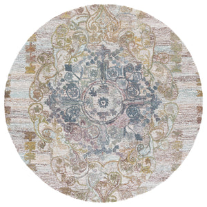 Safavieh Marquee Elegant Hand-tufted Runner Rug - Timeless Design For Hallways And Entryways, Artisan Crafted Green ,Brown Polyester Pile Mrq104y-6r