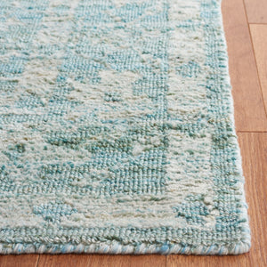 Safavieh Marquee 106 Hand Tufted Polyester Pile Transitional Rug Turquoise / Grey MRQ106K-8
