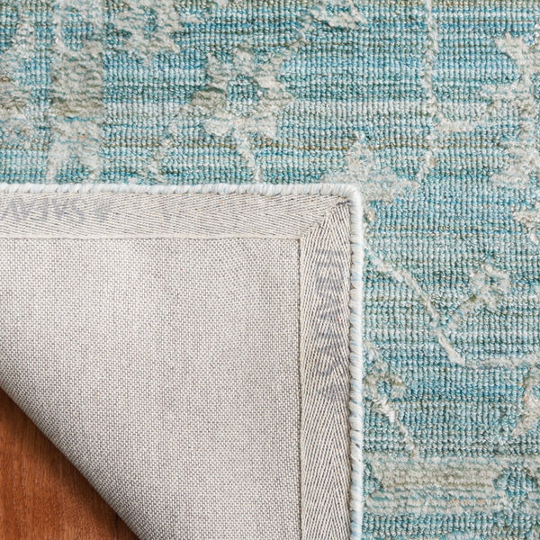 Safavieh Marquee 106 Hand Tufted Polyester Pile Transitional Rug Turquoise / Grey MRQ106K-8