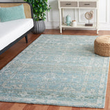 Safavieh Marquee 106 Hand Tufted Polyester Pile Transitional Rug Turquoise / Grey MRQ106K-8