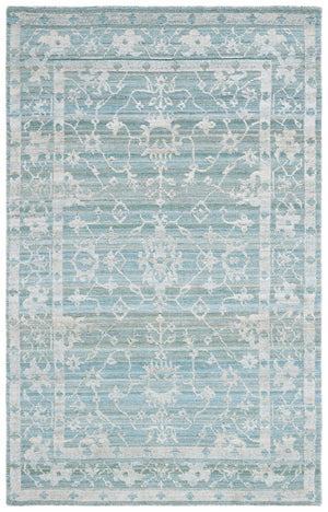 Safavieh Marquee 106 Hand Tufted Polyester Pile Transitional Rug Turquoise / Grey MRQ106K-8