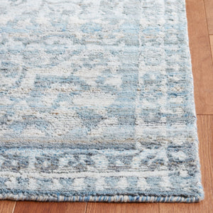 Safavieh Marquee 109 Hand Tufted Polyester Pile Transitional Rug Blue / Grey MRQ109M-8