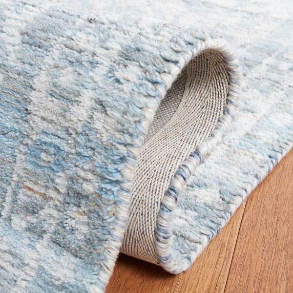 Safavieh Marquee 109 Hand Tufted Polyester Pile Transitional Rug Blue / Grey MRQ109M-8