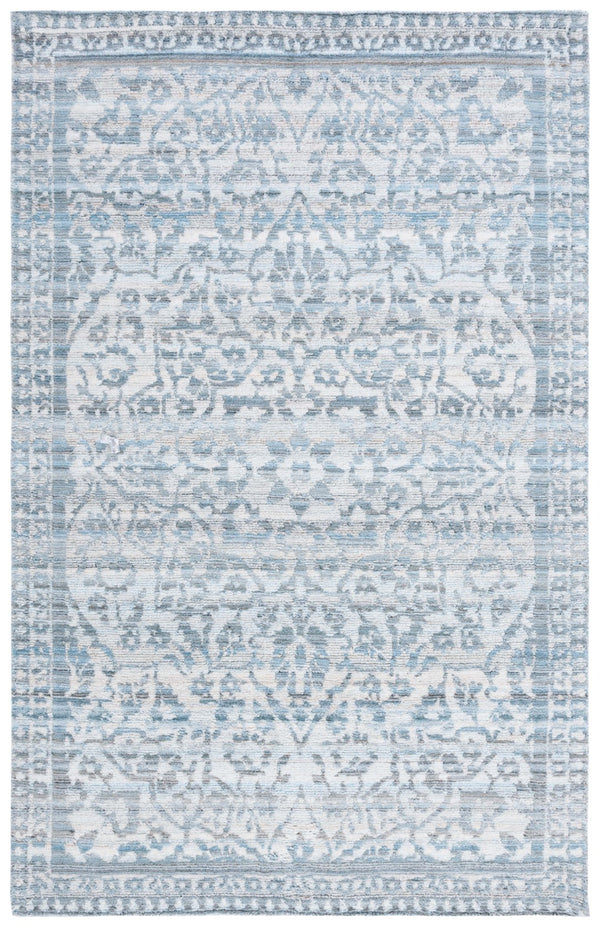 Safavieh Marquee 109 Hand Tufted Polyester Pile Transitional Rug Blue / Grey MRQ109M-8