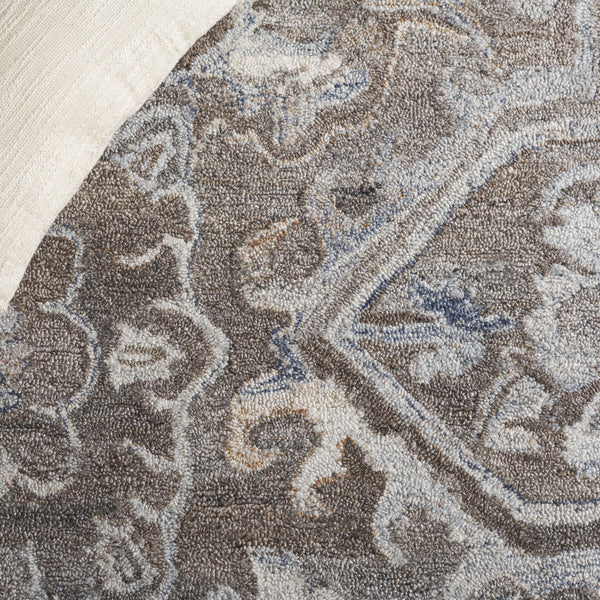 Safavieh Marquee Hand-tufted Runner Rug: Elegant Transitional Design For Hallways And Entryways In Any Home Brown ,Grey 90% Recycled Polyester And 10% Wool Mrq116t-5