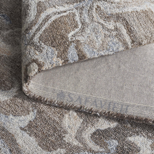 Safavieh Marquee Hand-tufted Runner Rug: Elegant Transitional Design For Hallways And Entryways In Any Home Brown ,Grey 90% Recycled Polyester And 10% Wool Mrq116t-5