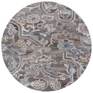 Safavieh Marquee Transitional Area Rug - Large Hand-tufted Design With Eco-friendly Materials And Elegance Brown ,Grey 90% Recycled Polyester And 10% Wool Mrq116t-8