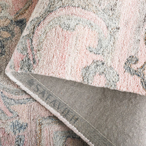 Safavieh Marquee Transitional Area Rug - Large Hand-tufted Design With Eco-friendly Materials And Elegance Pink ,Beige 90% Recycled Polyester And 10% Wool Mrq116u-3