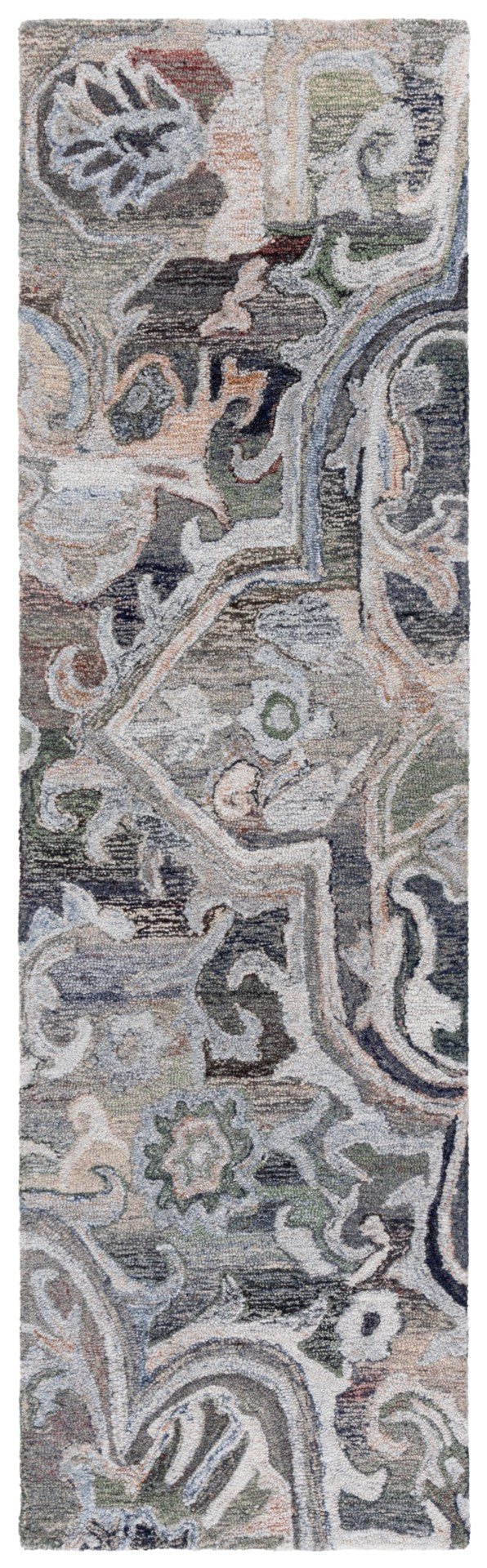 Safavieh Marquee Transitional Area Rug - Large Hand-tufted Design With Eco-friendly Materials And Elegance Light Green ,Beige 90% Recycled Polyester And 10% Wool Mrq116x-6