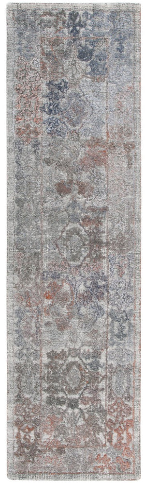 Safavieh Marquee 120 Hand Tufted Contemporary Rug Rust / Grey MRQ120P-8