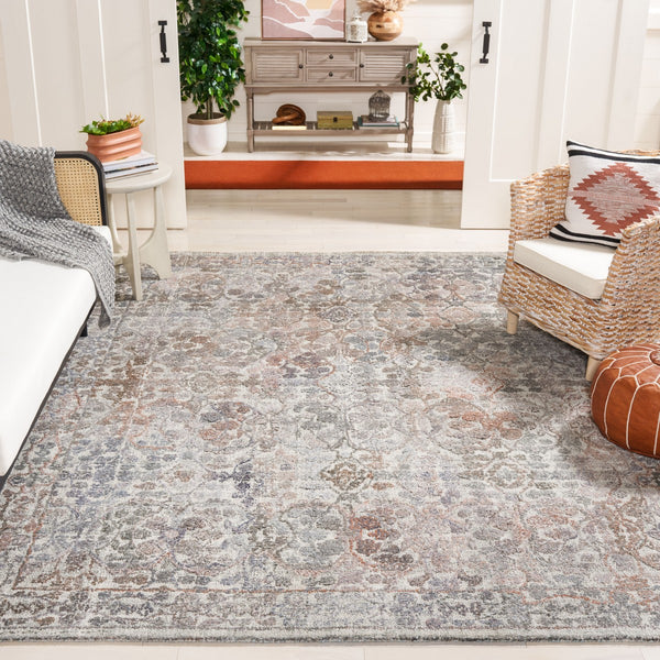 Safavieh Marquee 120 Hand Tufted Contemporary Rug Rust / Grey MRQ120P-8