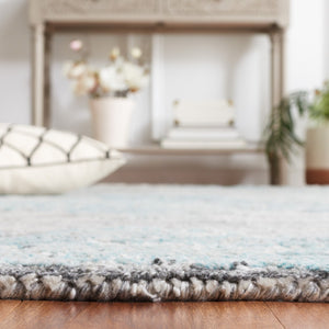 Safavieh Marquee 122 Hand Tufted Contemporary Rug Grey / Teal MRQ122J-8