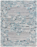 Safavieh Marquee 122 Hand Tufted Contemporary Rug Grey / Teal MRQ122J-8