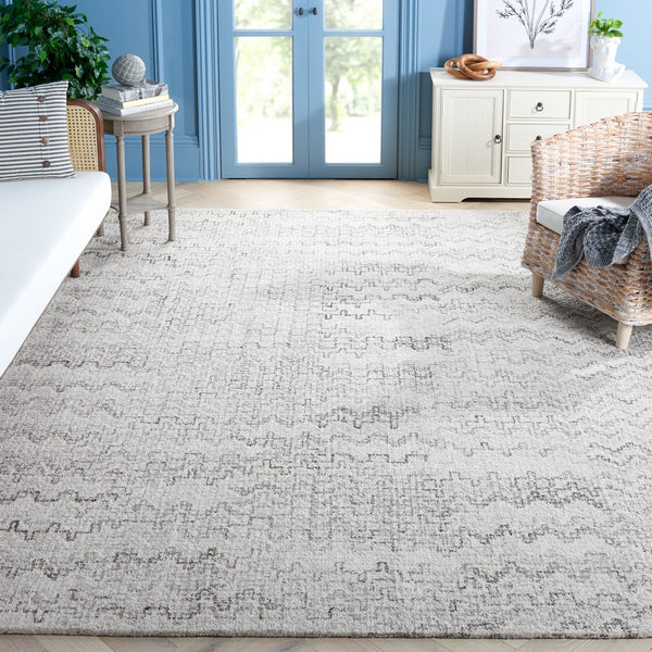 Safavieh Marquee 123 Hand Tufted Contemporary Rug Grey / Ivory MRQ123F-8