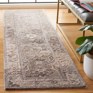 Safavieh Marquee 125 Hand Tufted Contemporary Rug Grey / Pink MRQ125F-8