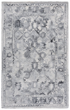 Safavieh Marquee Transitional Style Area Rug - Hand-tufted Elegance In Sophisticated Grey For Any Room Light Grey ,Charcoal Polyester Pile Mrq126f-5