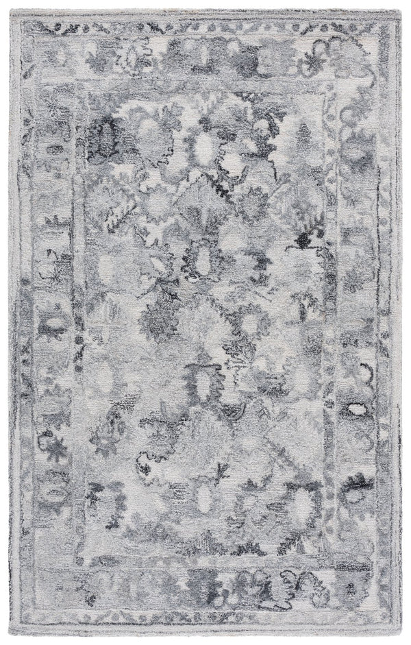 Safavieh Marquee Transitional Style Area Rug - Hand-tufted Elegance In Sophisticated Grey For Any Room Light Grey ,Charcoal Polyester Pile Mrq126f-5