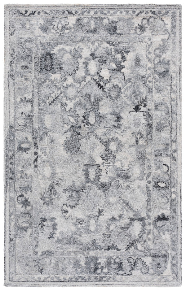 Safavieh Marquee Hand-tufted Area Rug In Light Grey And Charcoal – Elegant, Durable Floor Art For Any Room Light Grey ,Charcoal Polyester Pile Mrq126f-6