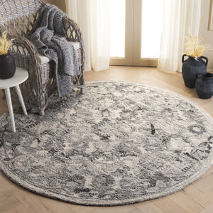 Safavieh Marquee Hand-tufted Area Rug In Light Grey And Charcoal – Elegant, Durable Floor Art For Any Room Light Grey ,Charcoal Polyester Pile Mrq126f-6